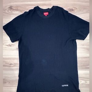 Supreme waffle knit tee xl navy